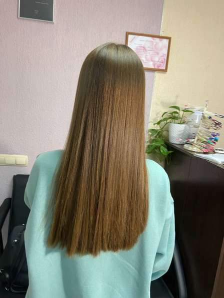 Кератиновое выпрямление волос в Омске фото 5
