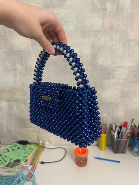 Сумка из бусин в Москве фото 3