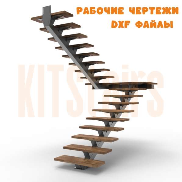 Чертежи и 3D проекты лестниц на заказ в Москве фото 10