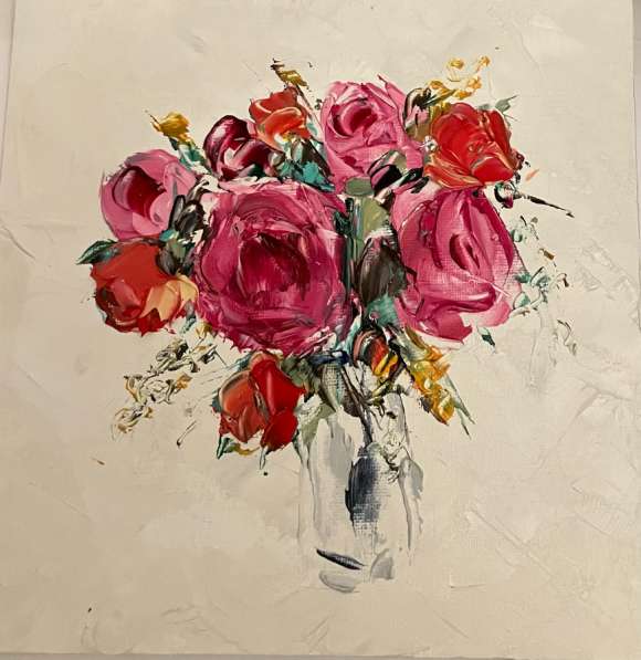 Картина маслом Букет