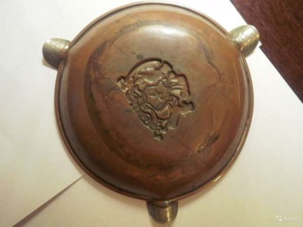 Пепельница Д10см винтаж красная медь Чили Chile в Москве фото 3