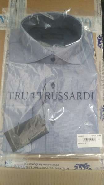Оптом мужские рубашки Trussardi в фото 6