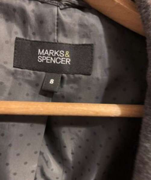 Пальто серое 42-44 Marks&Spencer в Москве
