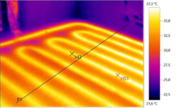 Проверка тёплых полов тепловизором в Тюмени фото 3