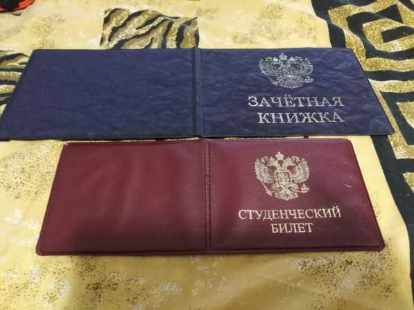 Чехол на зачетную книжку и студенческий