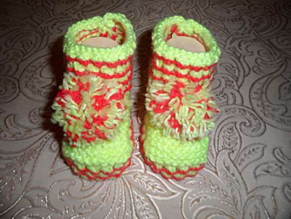 Пинетки вязаные для малышей в Самаре фото 5