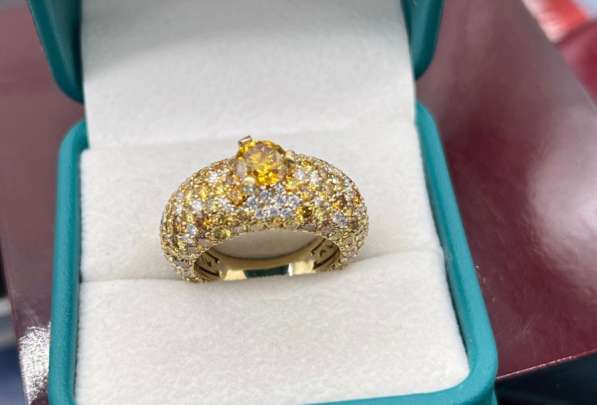 Золотое кольцо с бриллиантами в Махачкале фото 5