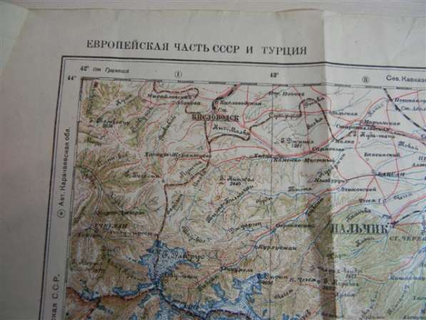 Старые топографические карты Закавказья в фото 4