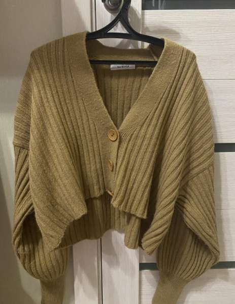 Коричневый кардиган