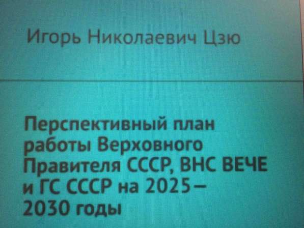 Игорь Цзю: "Восьмое Обращение Верховного Правителя СССР" в фото 16