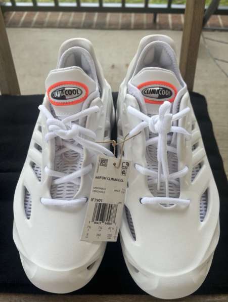 NEW Adidas Adifom Climacool Men's White Foam Sneakers в фото 3