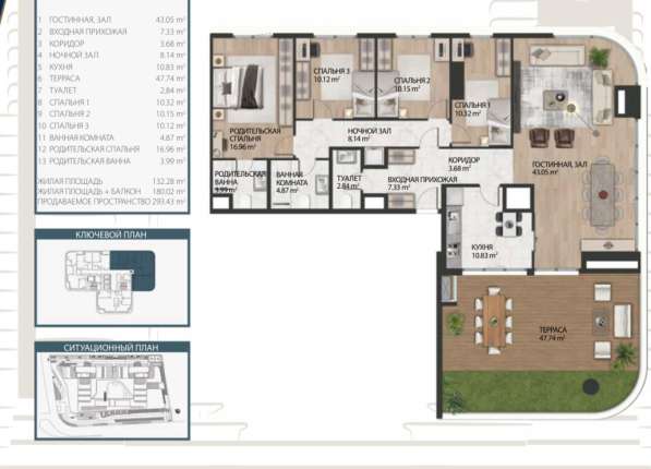5-к. квартира 293м² Турция, Стамбул, Багджилар в фото 10