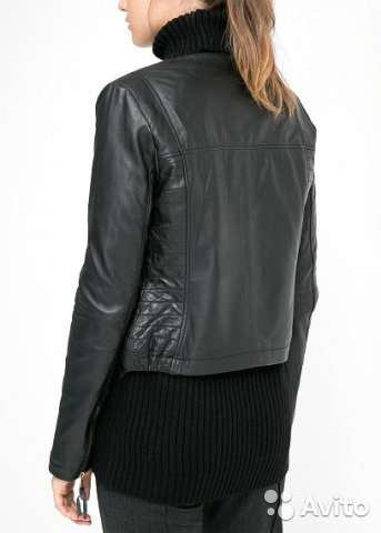 Куртка бомбер MANGO Натуральная кожа в Краснодаре фото 3