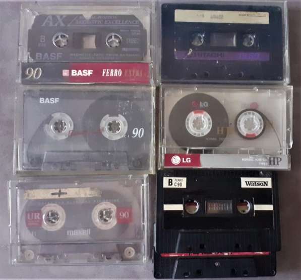 Аудиокассеты BASF, TDK+ вкладыш, LG, Maxell, Watson, Sony в фото 4