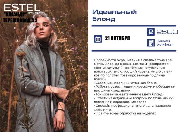 Семинары по окрашиванию в Новосибирске фото 5