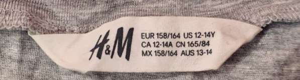 Футболка oversize для девочки, 158-164см, H&M в Москве