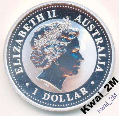 Австралийский серебряный доллар 2003г