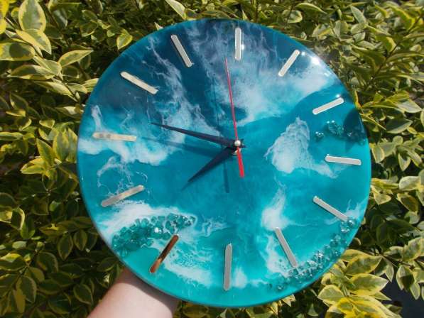 Часы из эпоксидной смолы в Тимашевске фото 9