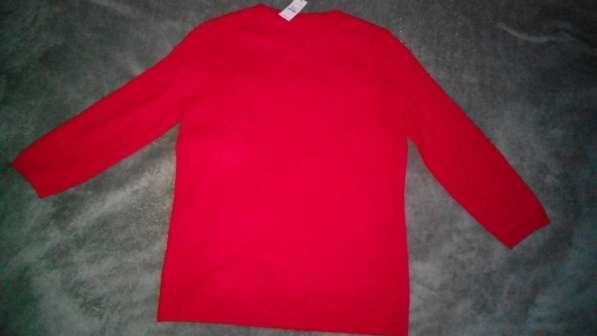 100% кашемир новый свитер, цвет красный, p.44 (из США) в Москве фото 9