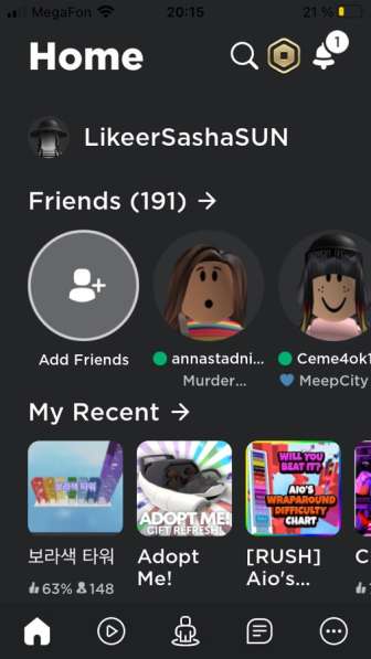 Account on roblox в Москве