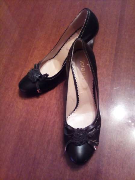 Туфли черные с розочкой в Екатеринбурге фото 3