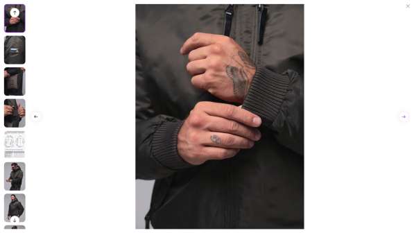 Куртка зимняя мужская пилот (бомбер) в Петрозаводске фото 6