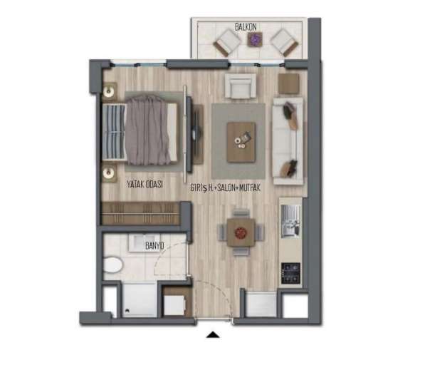 2-к. квартира 57м² Турция, Анталья, Кепез в фото 8