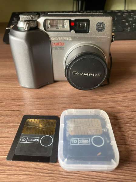 Фотоаппарат Olympus C-4000 (2005) + сумка. 3 карты памяти (1 в Мытищи фото 8