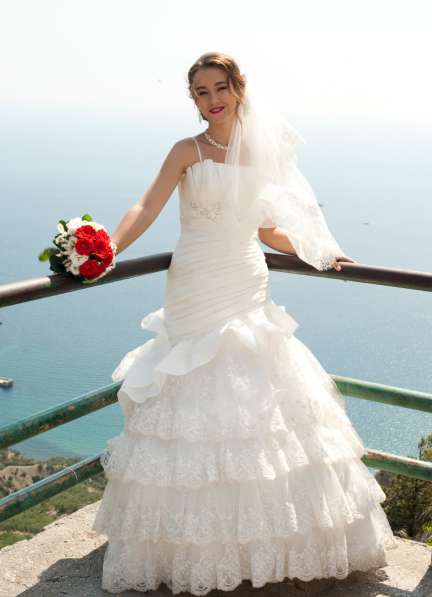 Свадебное платье цвета Айвори в Севастополе фото 3