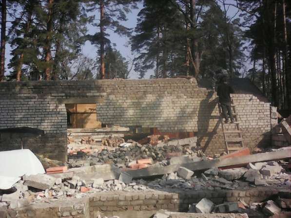 Демонтаж домов, стен, полов, перегородок, крыш в Воронеже фото 3