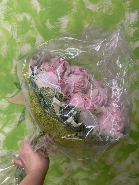 Съедобный букет из зефирных роз в Москве фото 3