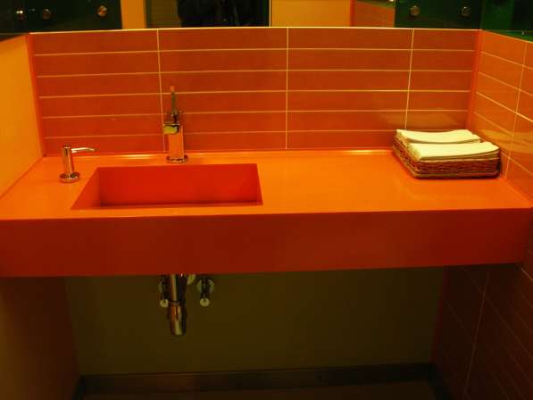 Столешницы для ванных комнат из жидкого гранита GraniStone в 