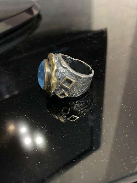 Серебряное кольцо с аквамарином в Севастополе
