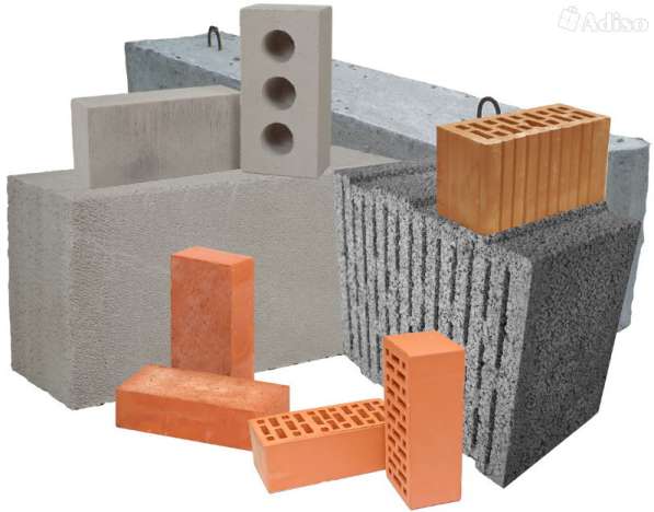 Кирпич, блоки, стеновые материалы
