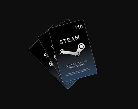 Steam Gift Card" Номинал 10 долларов