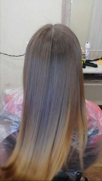 Кератиновое выпрямление волос. Ботокс волос в фото 4