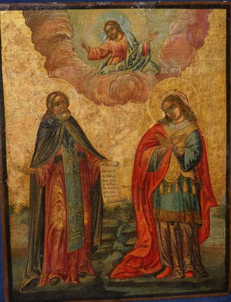 Старинный образ с изображением свя. мученицы Татианы Римской
