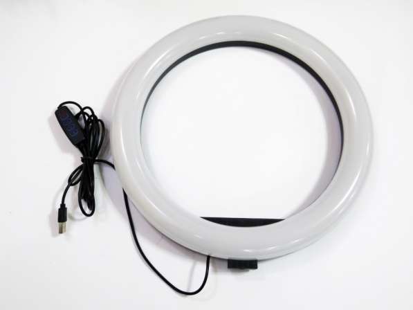 Кольцевая LED лампа S31 33см 1 крепл. тел USB в фото 5