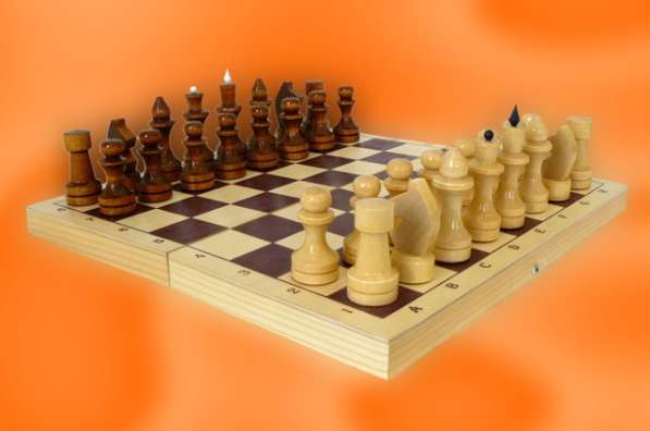 Шахматы лакированные Обиходные 290х145х38 новые с доставкой в Волгограде фото 4