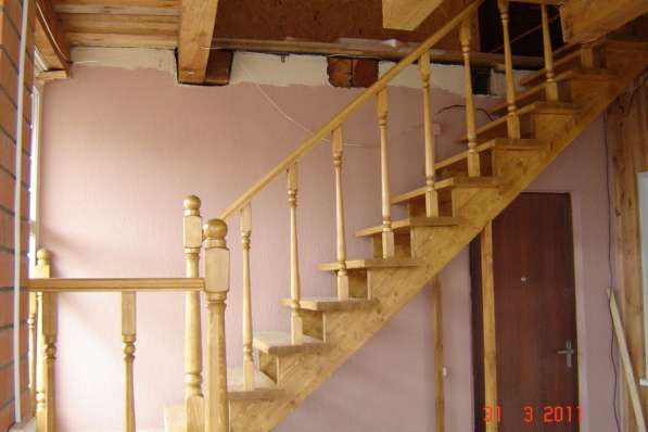 Деревянные лестницы под ключ, по эскизам в фото 5