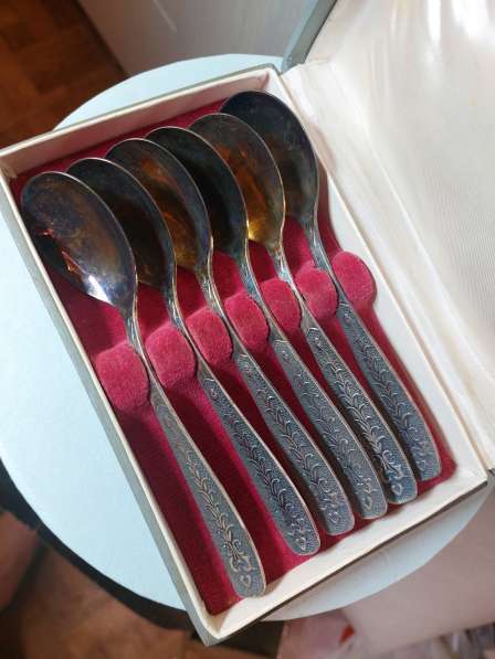 Чайные ложки мнц, набор, СССР, мельхиор в Севастополе