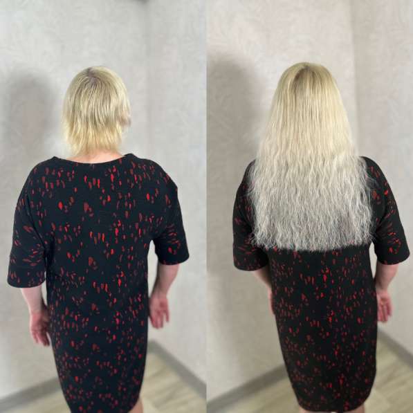 Наращивание волос в Казани фото 3