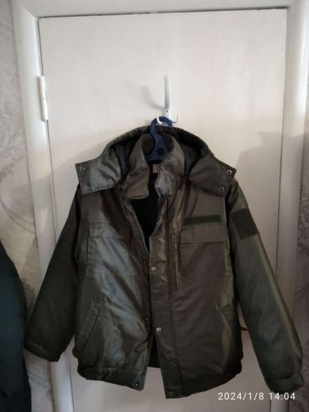 Куртка зимняя мужская, 52-54 размер, капюшон, новая