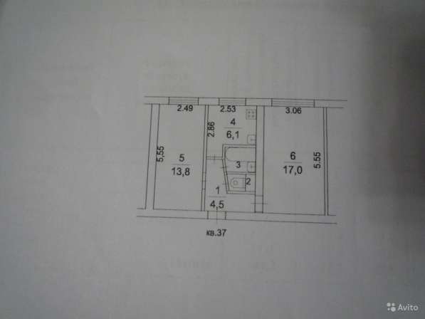 2-к квартира, 44 м², 1/5 эт в Москве фото 11