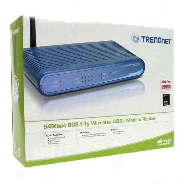 ADSL Wi-Fi роутер Trendnet TEW-435BRM в Москве