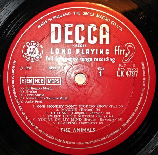 Пластинка виниловая The Animals – Animalisms(UK) в Санкт-Петербурге фото 3