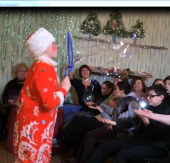 Новогоднее шоу мыльных пузырей в Ростове-на-Дону