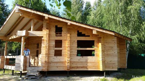 Брусовые каркасные и рубленные дома и бани в Костроме фото 21