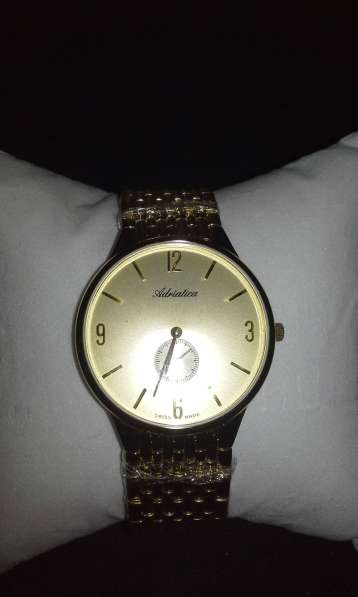 Часы наручные мужские швейцарские марка"Adriatika". новые в 