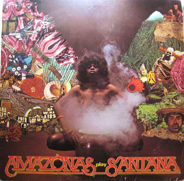 Amazonas - Amazonas Play Santana (LP, 1973, UK)